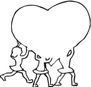 Coloring Pages Human heart - Allcolored.com