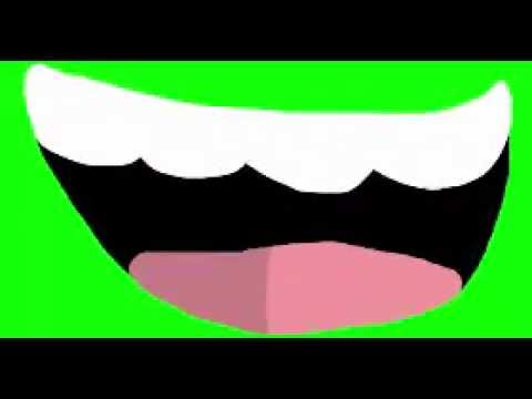 Animated Mouth Happy Green Screen - YouTube