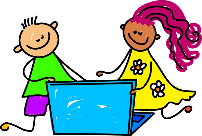 Kids At Computer | Free Download Clip Art | Free Clip Art | on ...