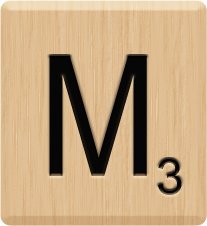 Amazon.com: (10) GENUINE Scrabble Letter M Tiles, Lazar (Laser ...