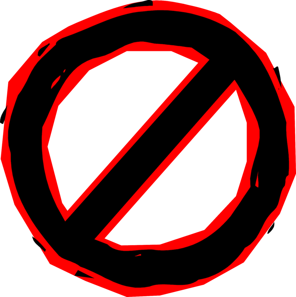 No Symbol Clipart