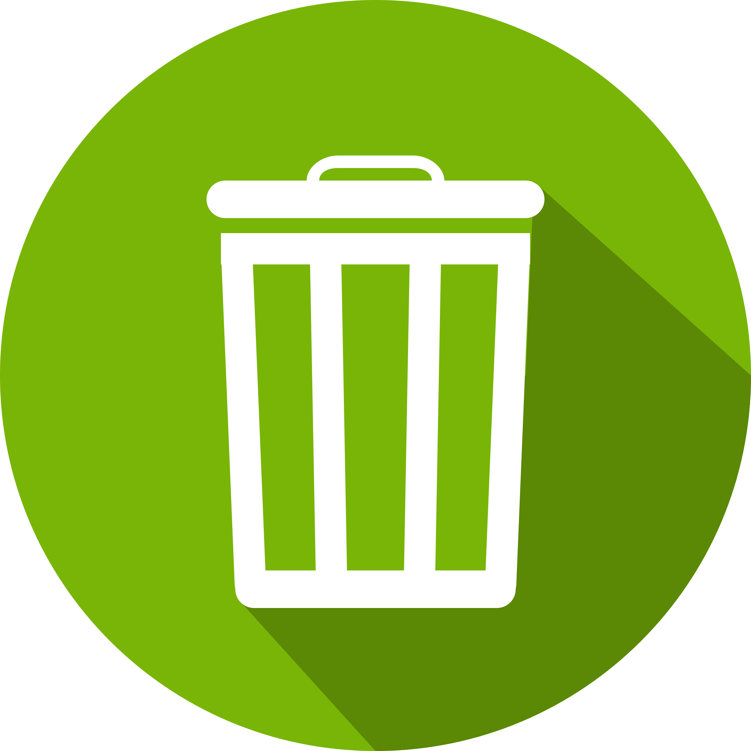 Clipart - Recycle bin icon