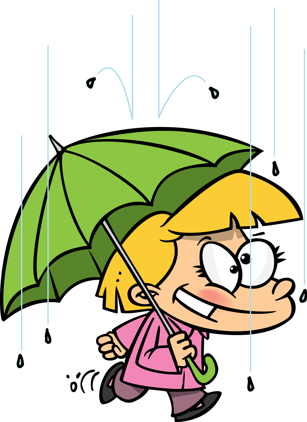 Spring showers clipart