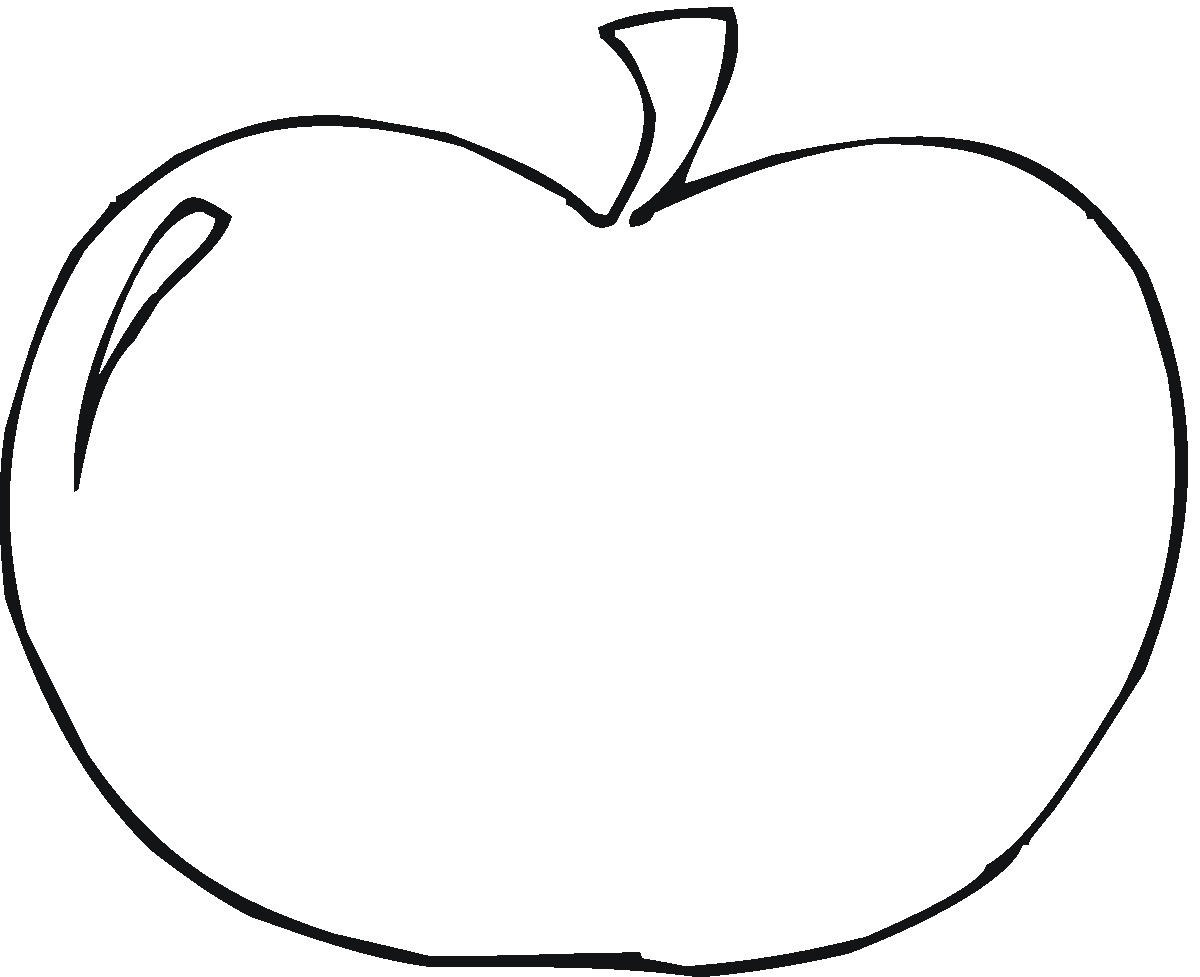 Apple Coloring Pages Free In Apple Coloring Pages on with HD ...