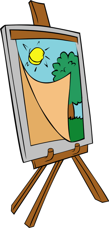 Artist Easel Clipart