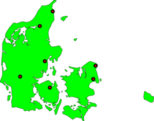 Denmark Outline Map Clip Art | High Quality Clip Art