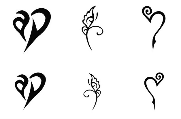 Heart Tattoos Black And White - ClipArt Best