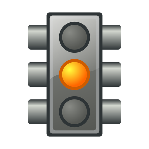 Yellow traffic light | Public domain vectors