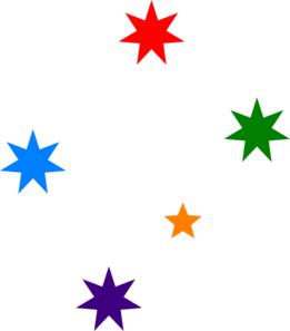 Small stars clipart