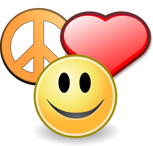 Hippie Happy Face Clipart