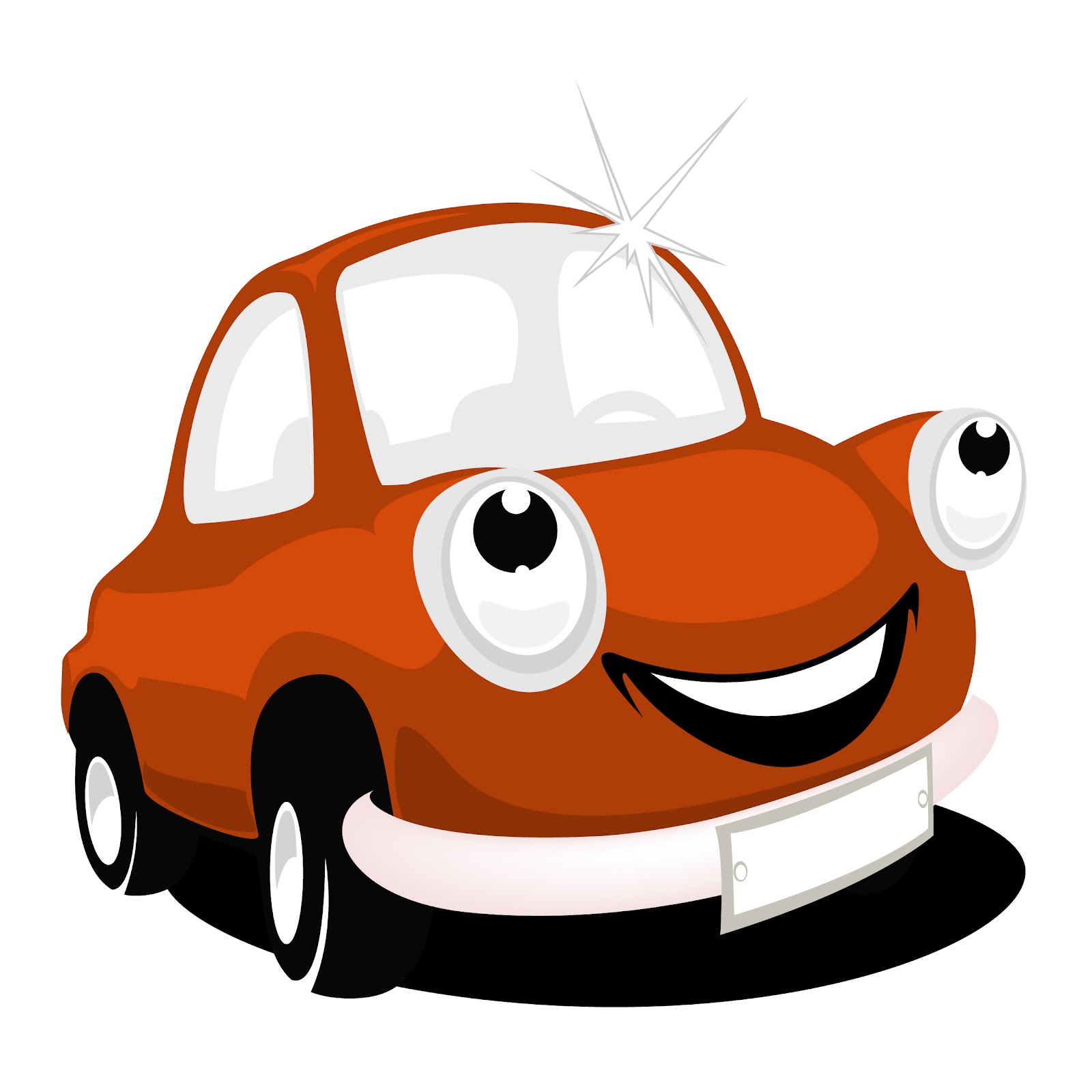 Rental Car Cartoon Clipart