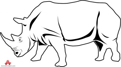 Animals Clipart of rhino | Clipart with the keywords rhino