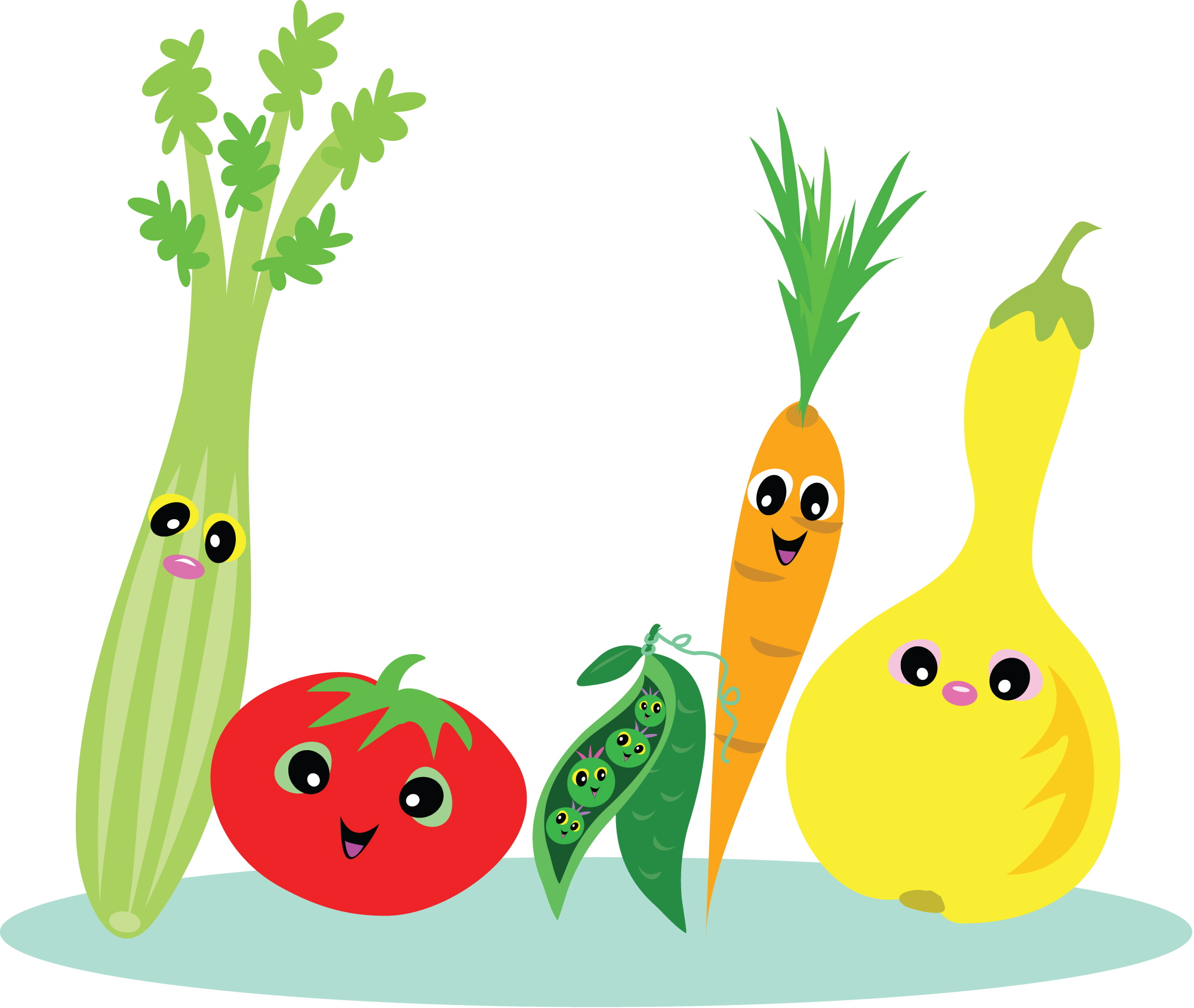 Healthy Food Cartoon Clipart