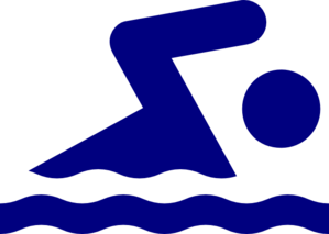 Swim logo clipart