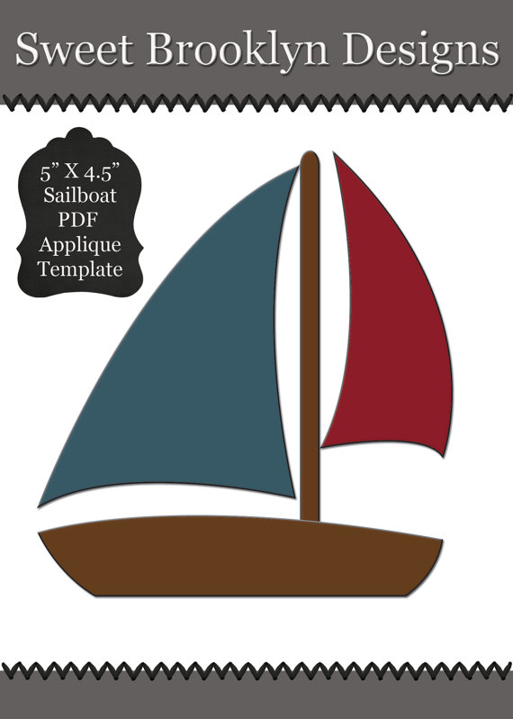 Sailboat Template ClipArt Best