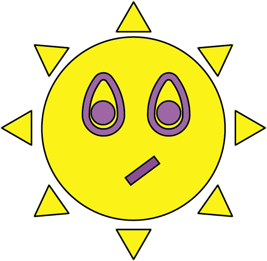 Cartoon Sun Vector – MyVect