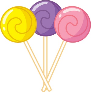 Cartoon lollipop clipart image #22062