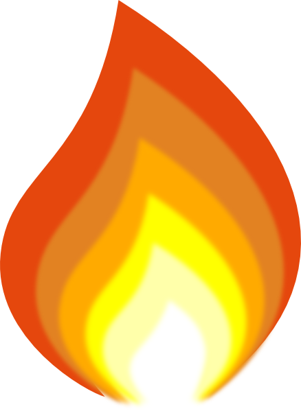 Candle flame clip art