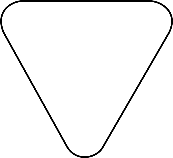 sign shape template