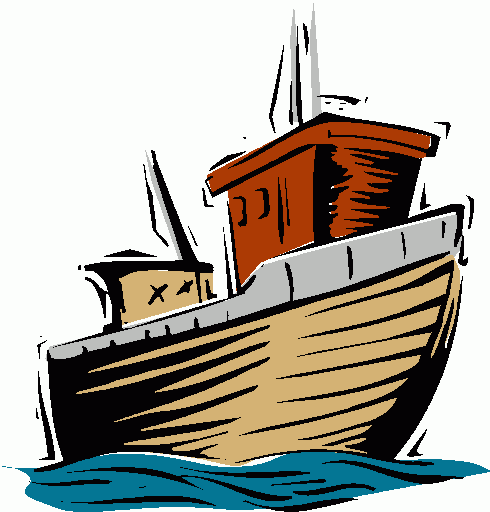 Fishing boat clipart free
