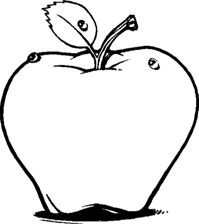 Apple Pictures To Color