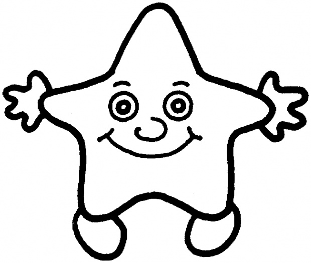 Happy Star coloring page | Super Coloring