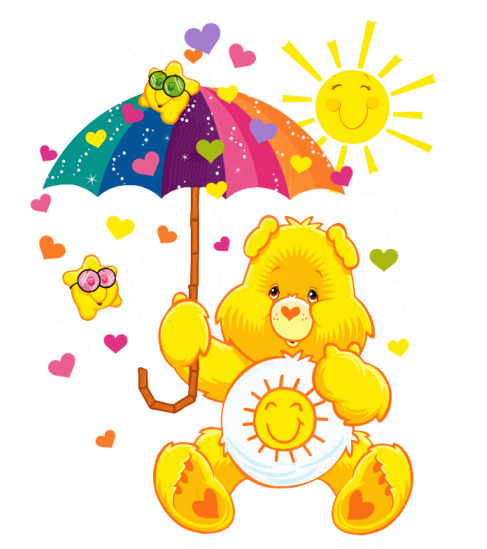 Free Care Bear Funshine Bear Umbrella Cartoon Clipart - I-Love ...