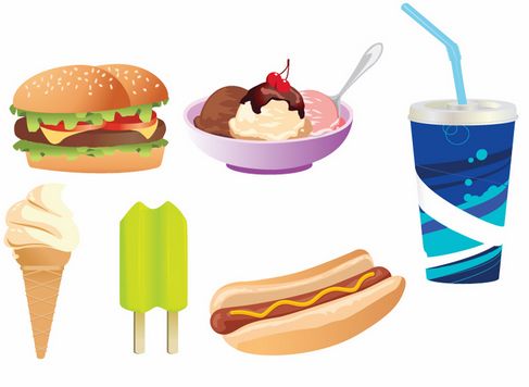 Free Vector Junk Food Free Vector