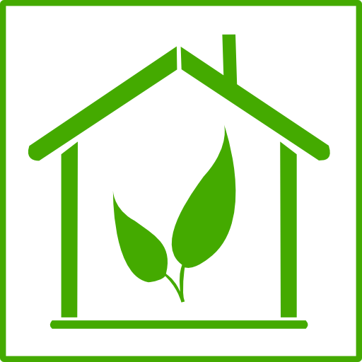 Eco Green House Icon Clipart Royalty Free Public ...