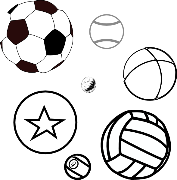 Ball Picture For Coloring - ClipArt Best