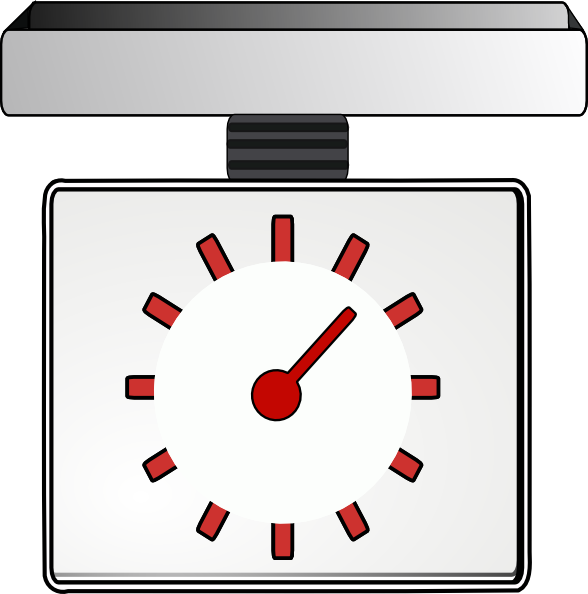 Weighing Scales Baking Clipart