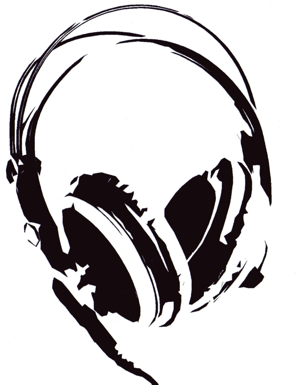 People With Headphones Drawing - ClipArt Best