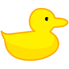 Rubber Duck Vector Clipart