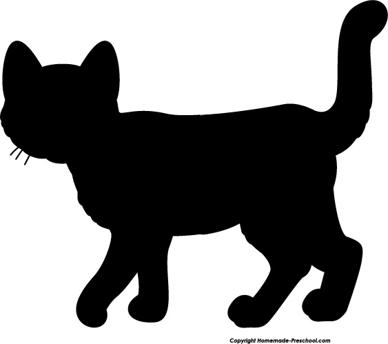 cat silhouette clip art | Hostted