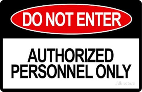 Do Not Enter Sign Art Print Poster Masterprint at AllPosters.com