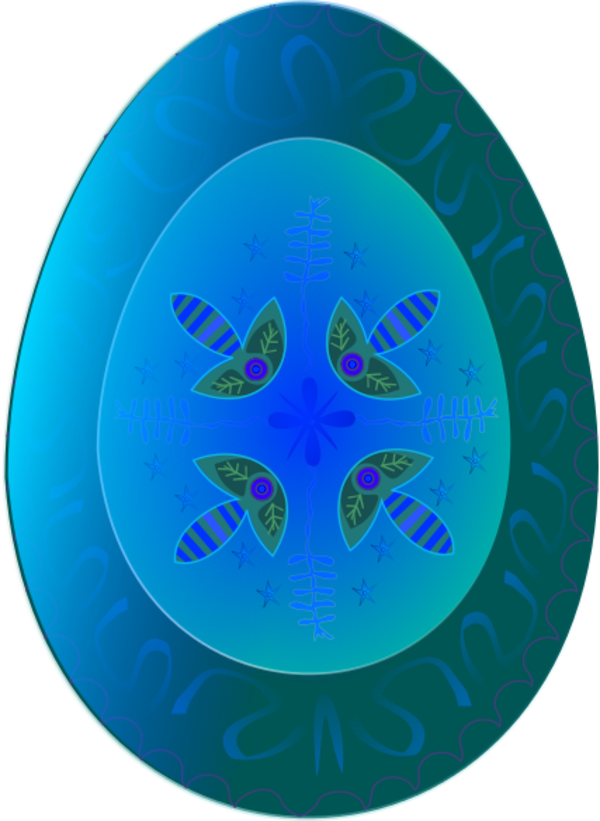 Pysanka Egg 3 - vector Clip Art