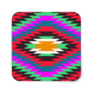 Ethnic Motifs Stickers | Zazzle