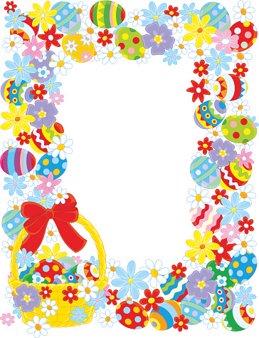 Easter Easter Basket Cut Out No People Clip Art, Vector Images ...