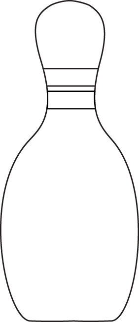 48+ Bowling Pin Outline Clip Art