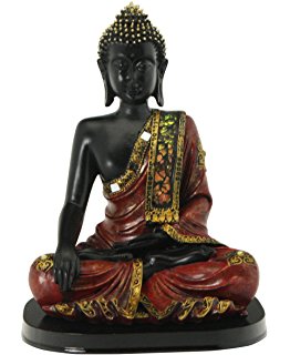 Amazon.com: Oriental Furniture 11" Thai Sitting Buddha Statue ...