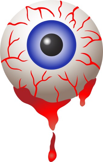 Cartoon Bloodshot Eyes Clipart Best