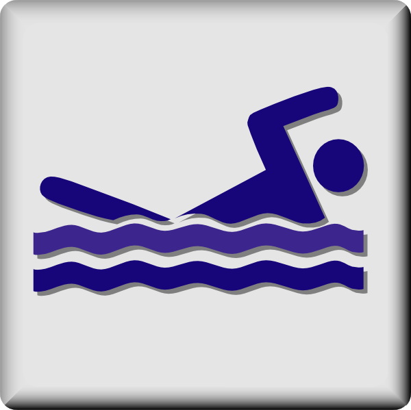 Swimming Pool Symbol Clipart - Cliparts and Others Art Inspiration