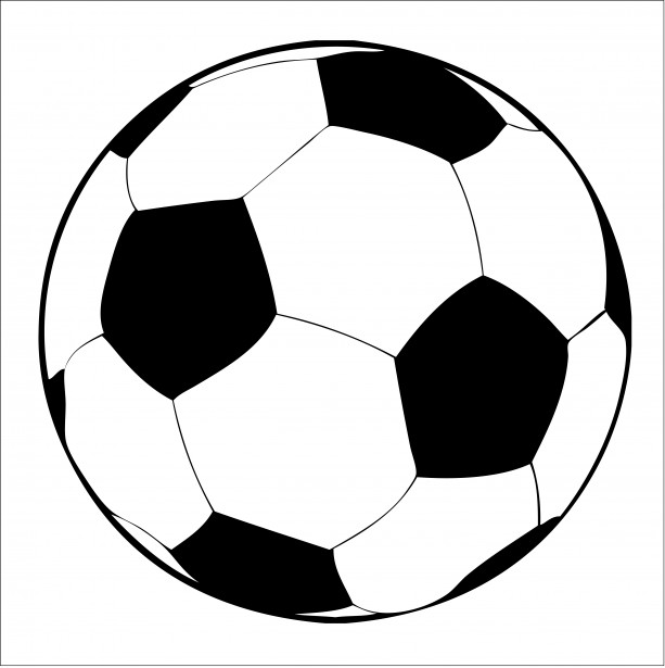 Soccer Ball Clip Art Black And White - Free ...