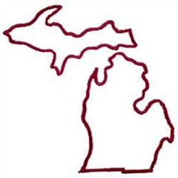 Large Michigan Mitten Clipart