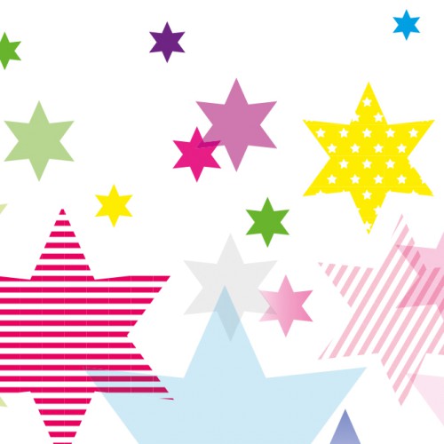 Wallpaper Border Children ”Stars 4 Girls” | anna wandÂ® design