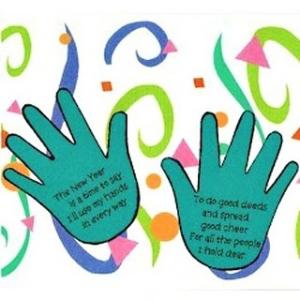 kindergarten handprint poem