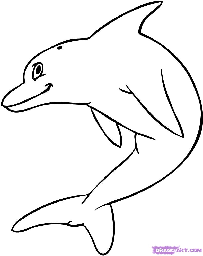 Dolphin Line Art | Free Download Clip Art | Free Clip Art | on ...