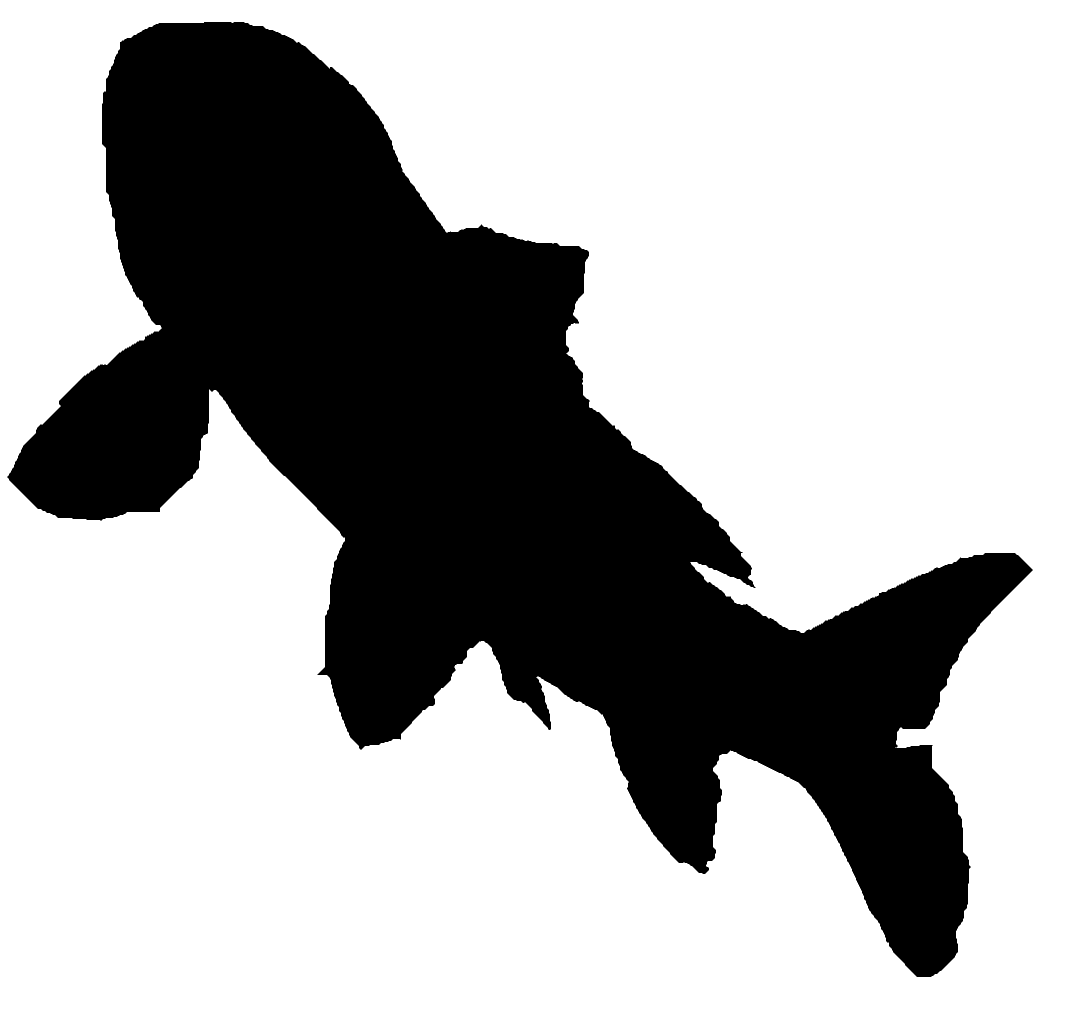 Carp Fish Silhouette Clipart