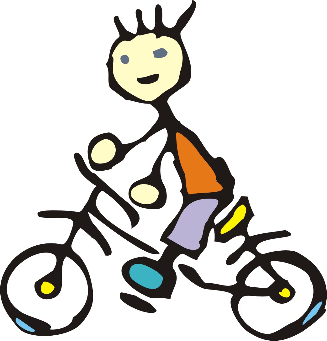 Cartoon Bicycle Clipart