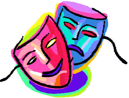 Colorful Theatre Masks - ClipArt Best
